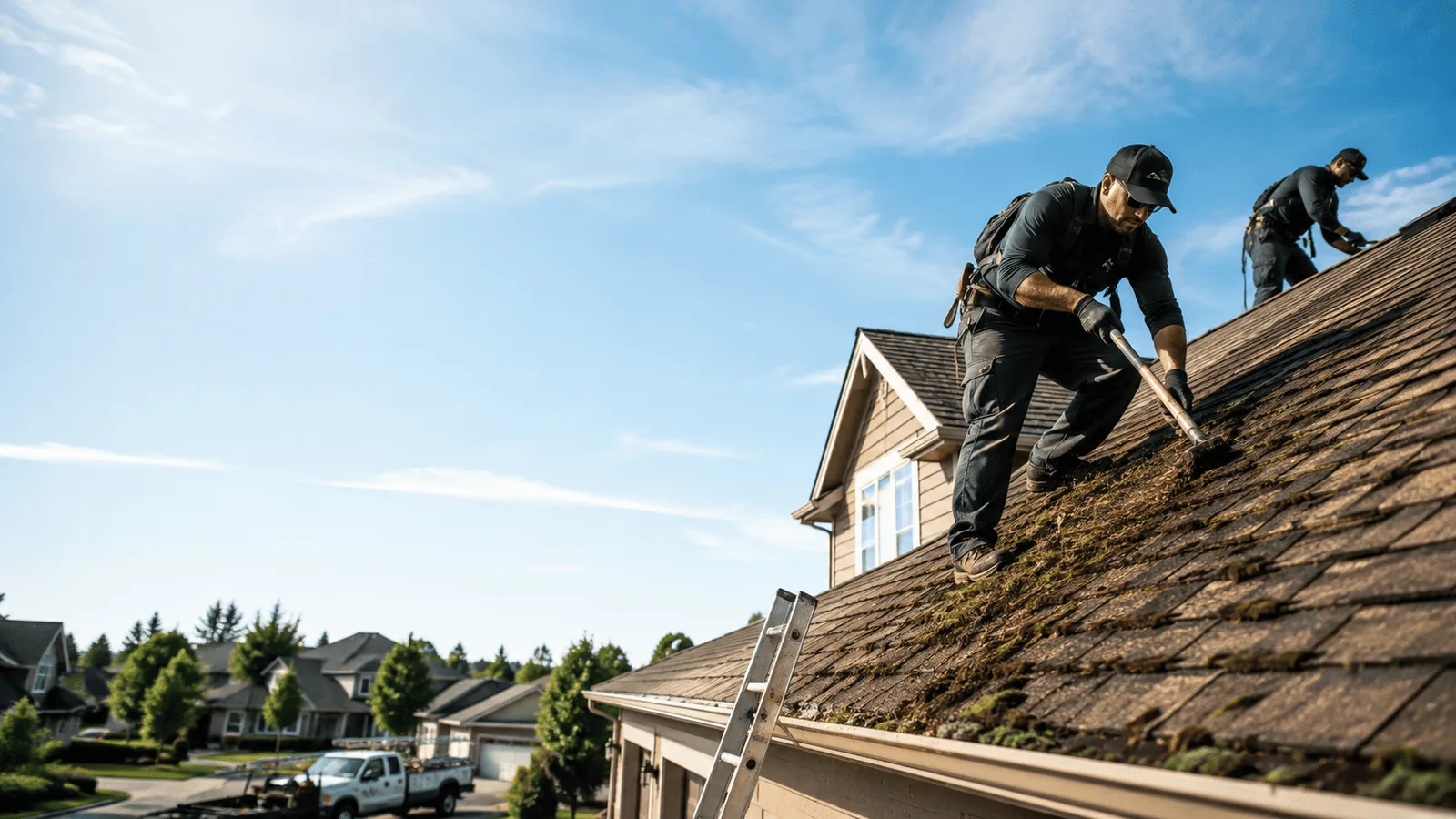 Roof Moss Removal in Potts Camp, MS near me